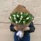 25 white tulips armenia