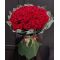 51 red roses bouquet